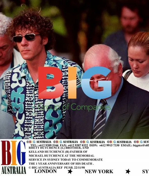 RHETT & KELLAND HUTCHENCE at MICHAEL HUTCHENCE Memorial
