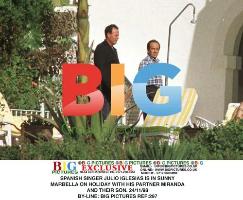 Julio Iglesias on Holiday in Marbella