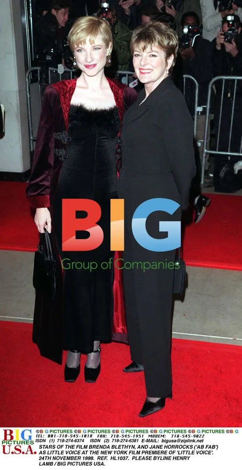 Brenda Blethyn and Jane Horrocks at 'Little Voice' Premiere