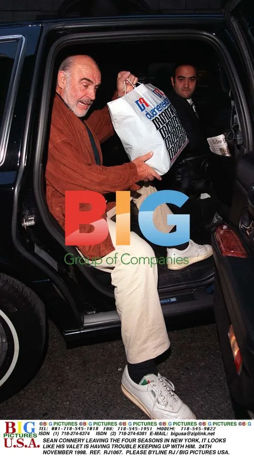 Sean Connery Leaving Hotel in NYC