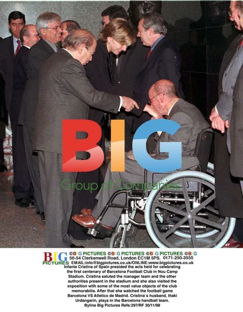 Infanta Cristina attends Barcelona FC centenary