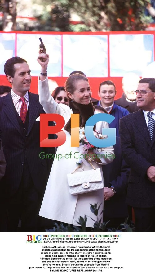 Duchess of Lugo Presides Charity Marathon in Madrid