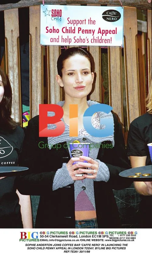 Sophie Anderton at Caffe Nero launch