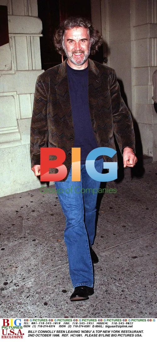 BILLY CONNOLLY LEAVING NOBU RESTAURANT