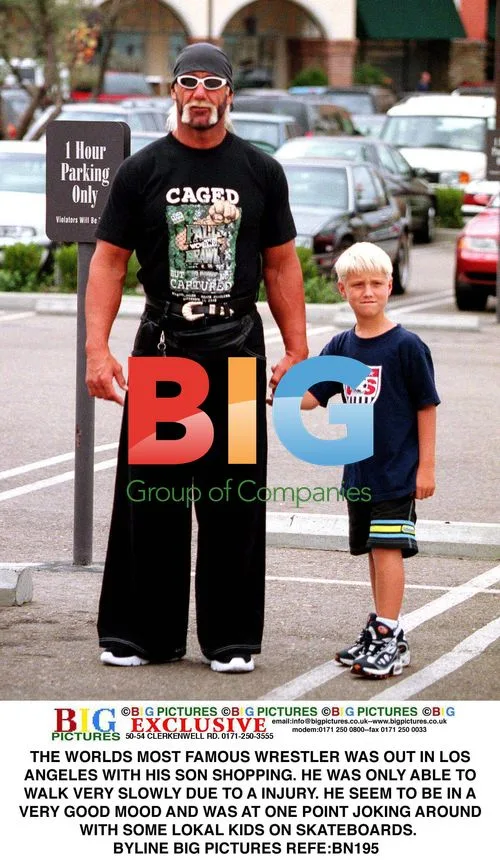 Hulk Hogan out shopping with son in L.A.