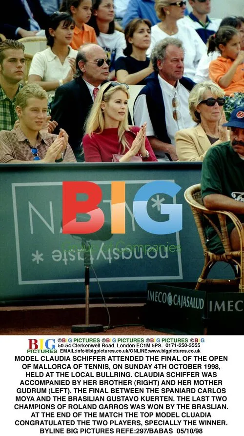 Claudia Schiffer Attends Mallorca Tennis Open