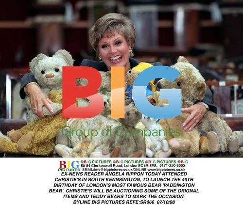 Angela Rippon at Paddington Bear 40th Birthday