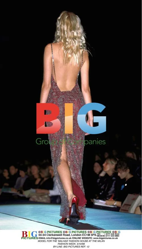 Model at Milan Fashion Week