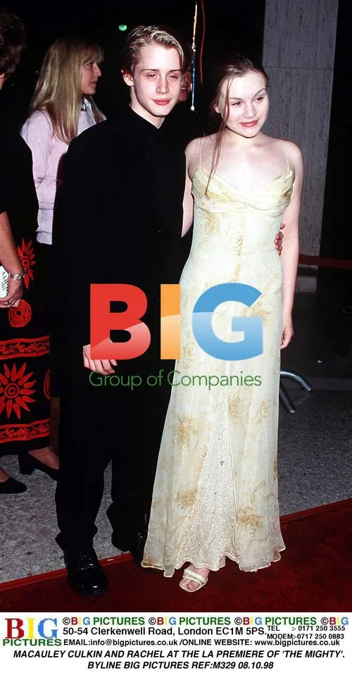 Macauley Culkin and Rachel at 'The Mighty' LA Premiere