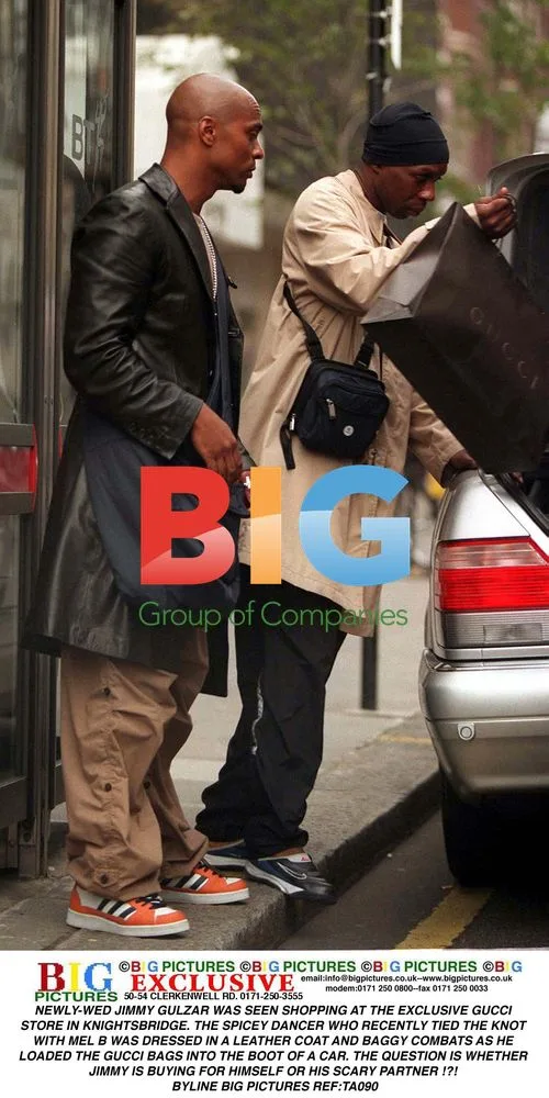 Jimmy Gulzar Seen Shopping at Gucci in Knightsbridge