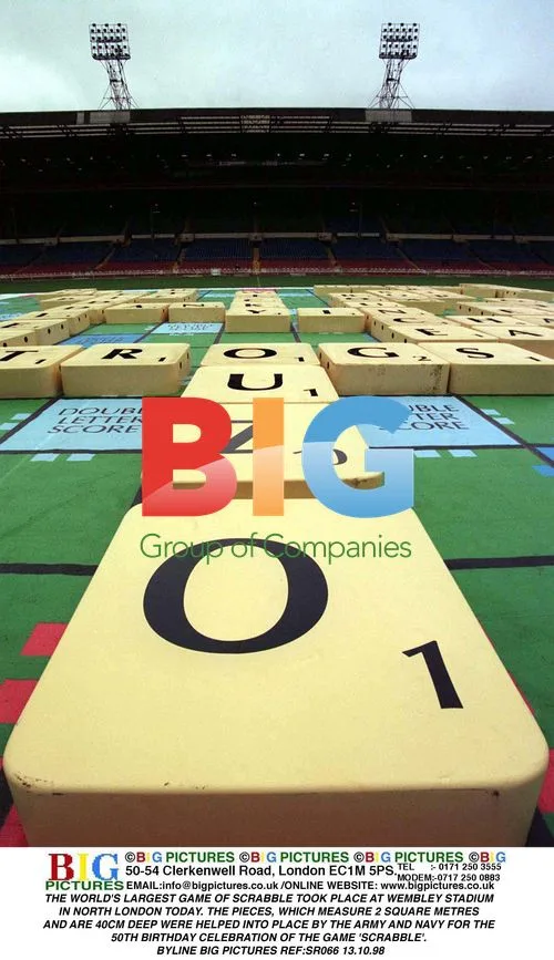 Largest Scrabble Game at Wembley