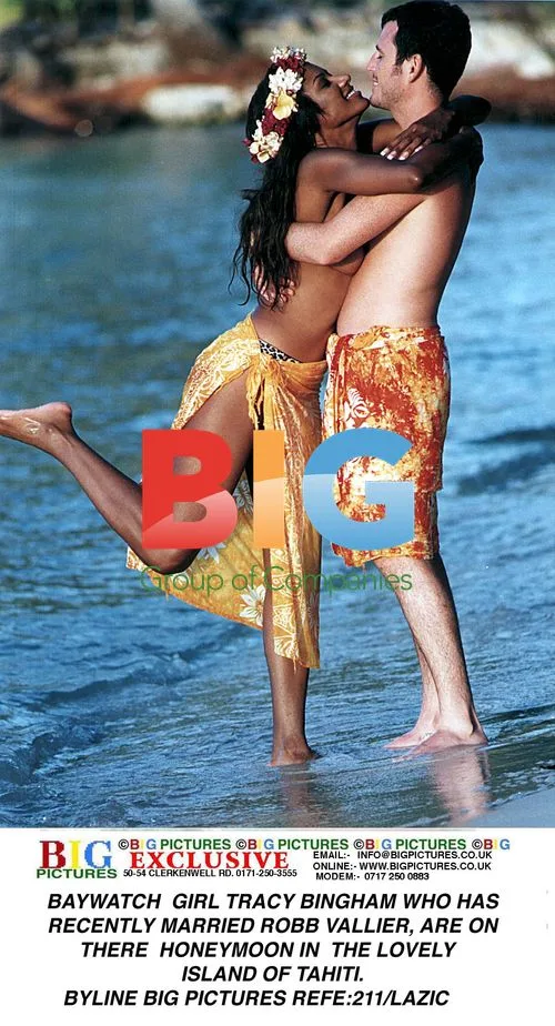 BAYWATCH STAR TRACY BINGHAM'S TAHITI HONEYMOON