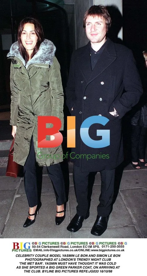 Yasmin and Simon Le Bon at The Met Bar