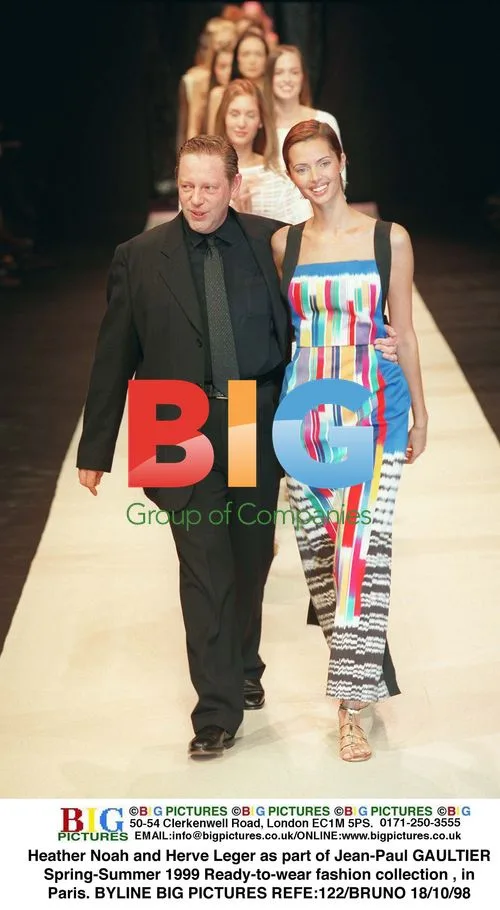 Heather Noah and Herve Leger in GAULTIER fashion show