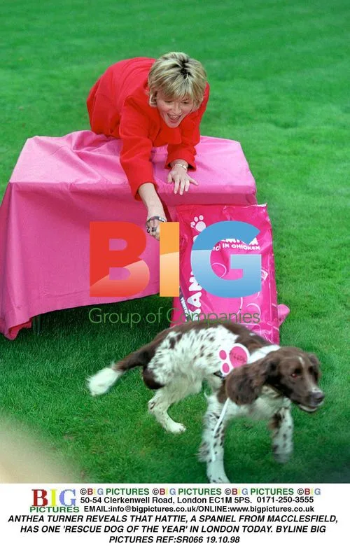 Anthea Turner Celebrates Rescue Dog Winner