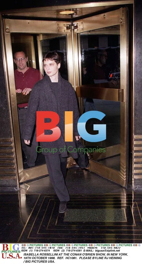 ISABELLA ROSSELLINI at CONAN O'BRIEN show