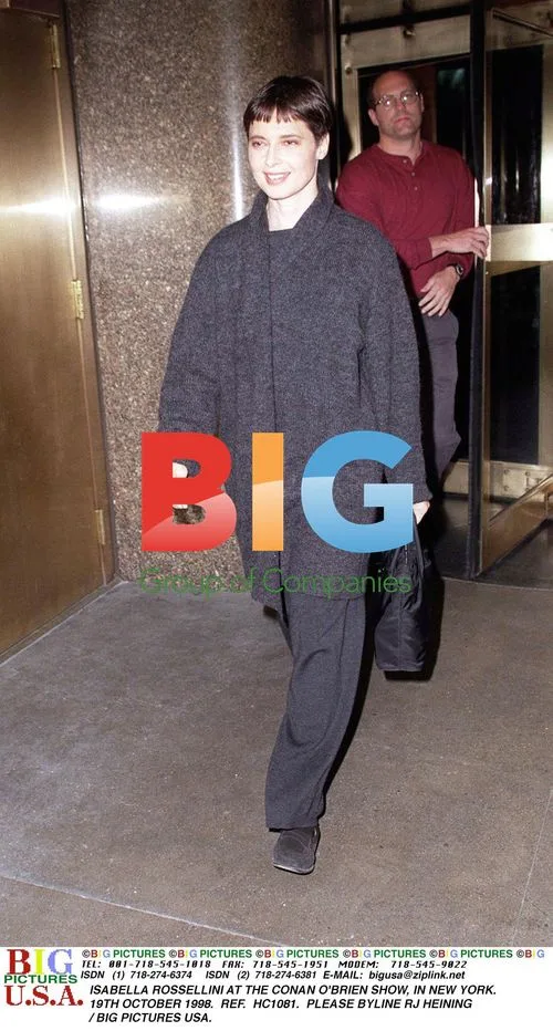 Isabella Rossellini at Conan O'Brien Show