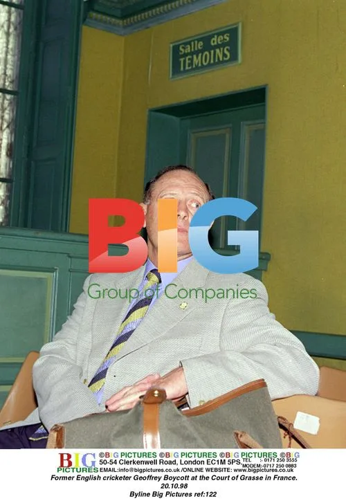 Geoffrey Boycott at Court of Grasse, France