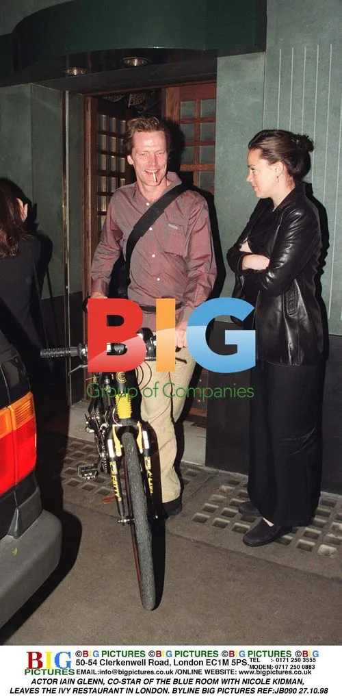 Iain Glenn leaves The Ivy in London