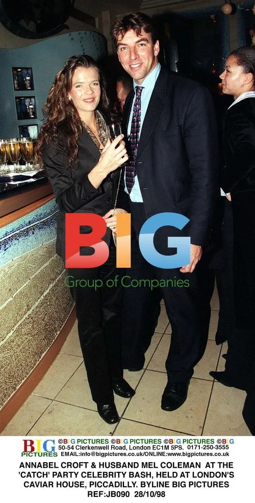 Annabel Croft & Husband Mel Coleman at 'Catch' Party