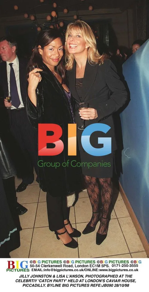 JILLY JOHNSTON & LISA L'ANSON at CATCH PARTY