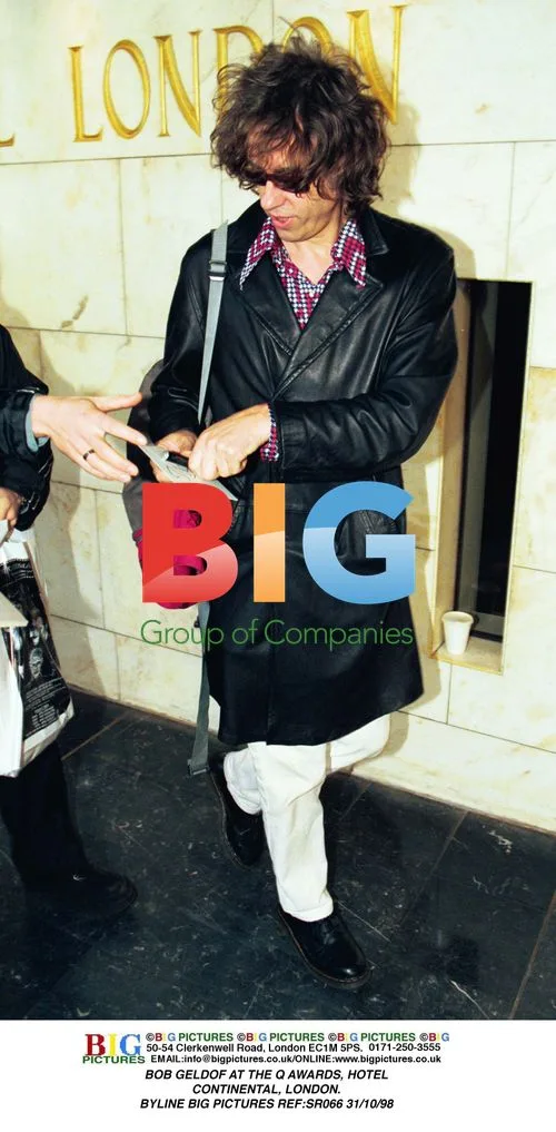 BOB GELDOF AT THE Q AWARDS