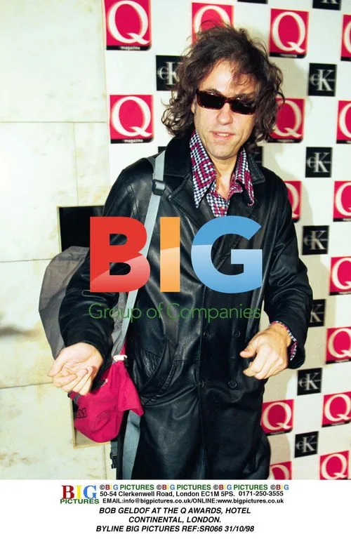 BOB GELDOF at the Q Awards in London