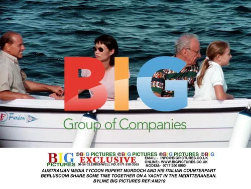 Murdoch and Berlusconi on Yacht