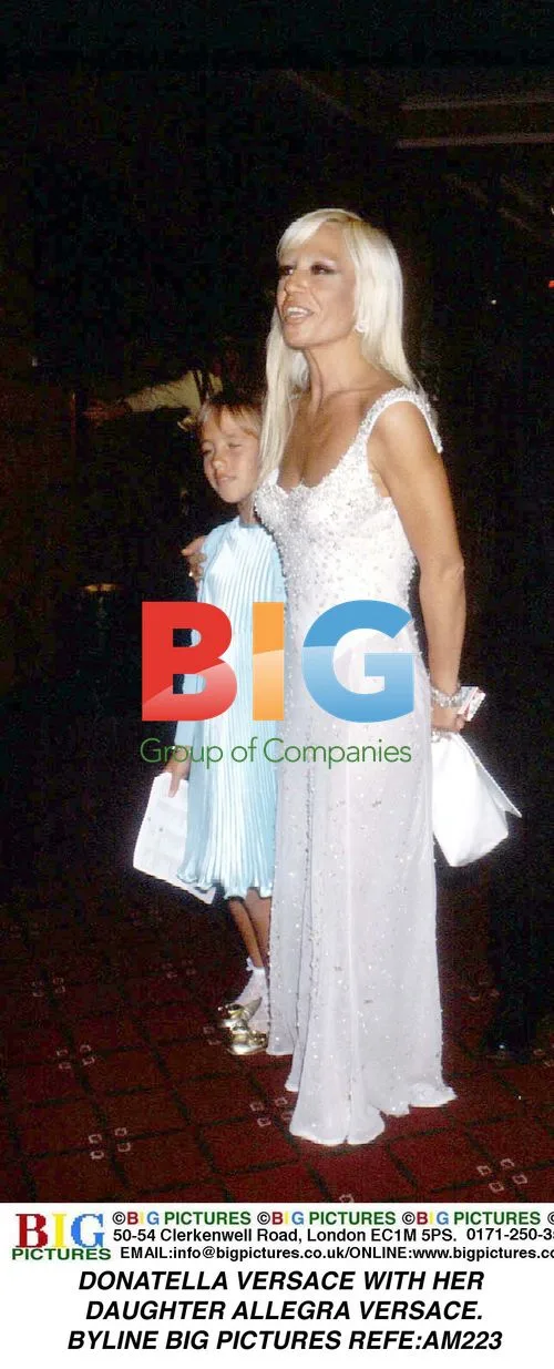 Donatella Versace and Daughter Allegra