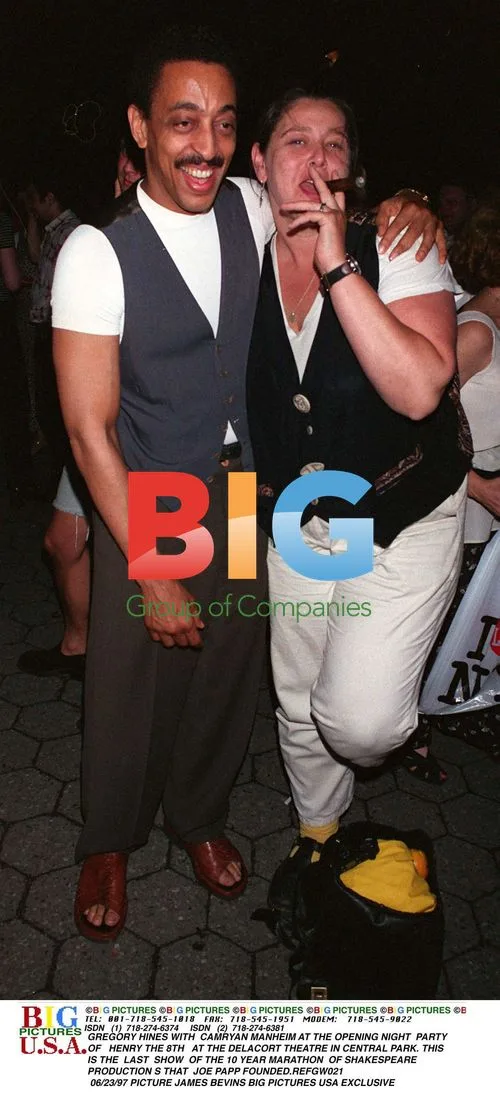 Gregory Hines and Camryan Manheim at Henry VIII Opening Night