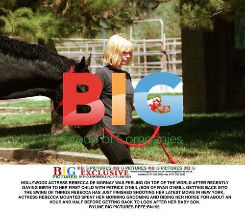 Rebecca de Mornay Enjoys Horseback Ride