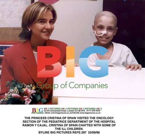 Princess Cristina Visits Pediatric Oncology Ward