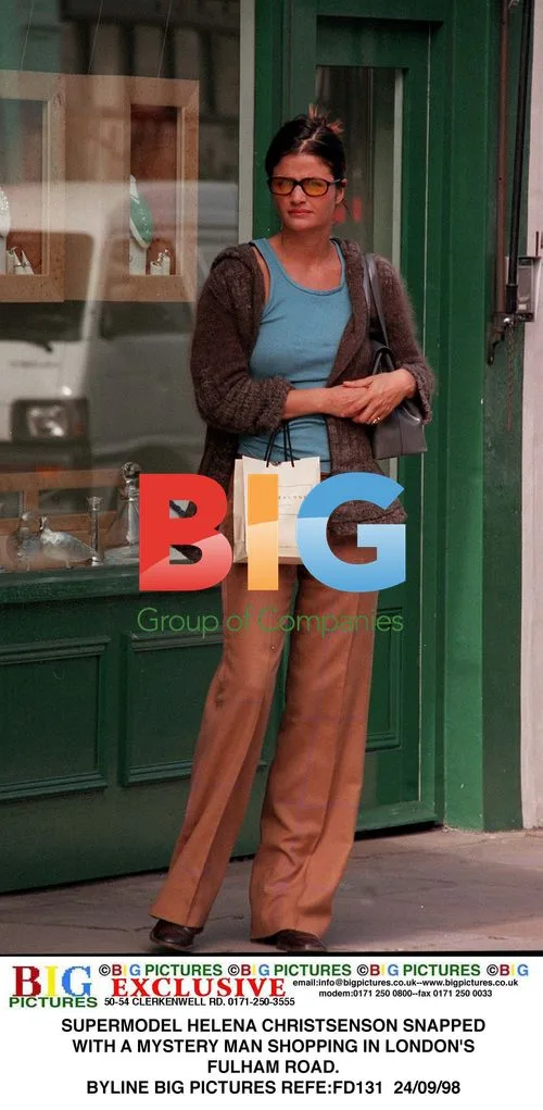 HELENA CHRISTSENSON SPOTTED SHOPPING IN LONDON
