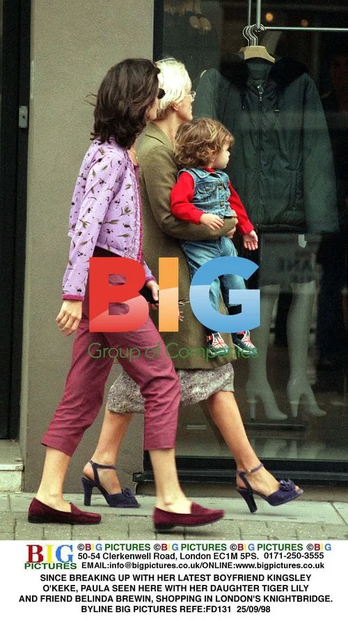 Paula Yates with daughter Tiger Lily and friend Belinda