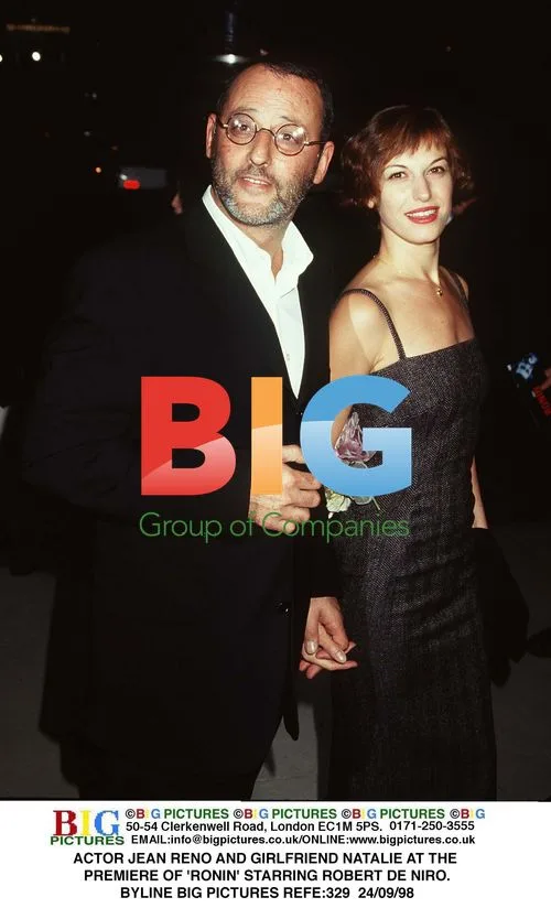 Jean Reno and Girlfriend Natalie at 'Ronin' Premiere