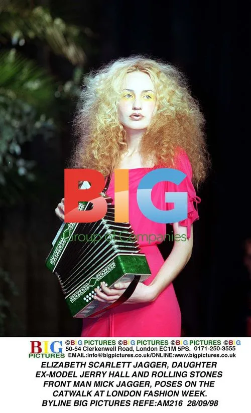 Elizabeth Scarlett Jagger Walks London Fashion Week