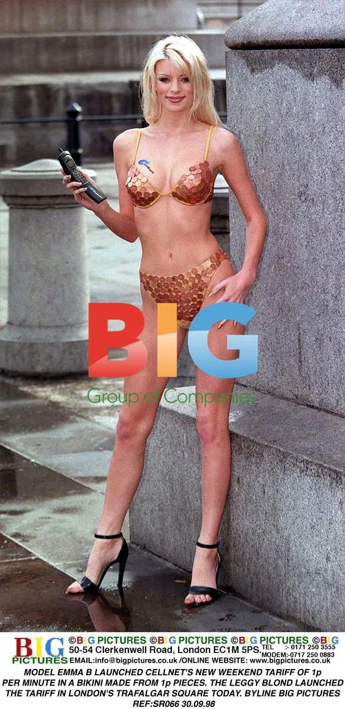 Emma B Launches Cellnet Tariff in 1p Bikini