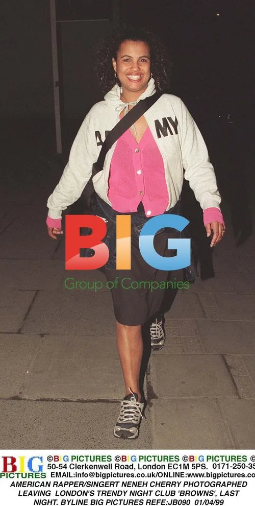 Neneh Cherry leaving London nightclub