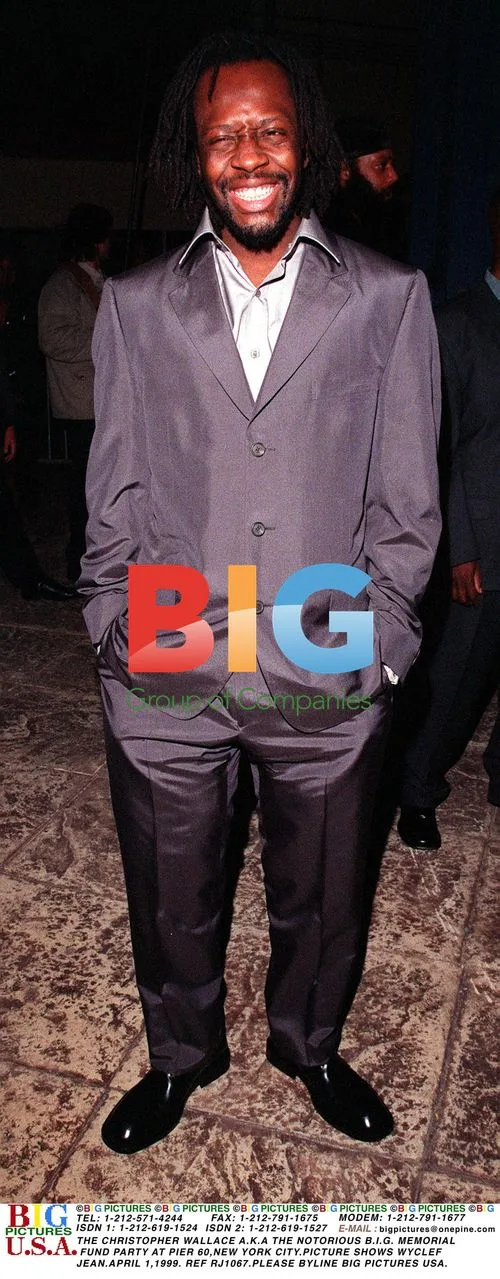 Wyclef Jean at Notorious B.I.G. memorial event