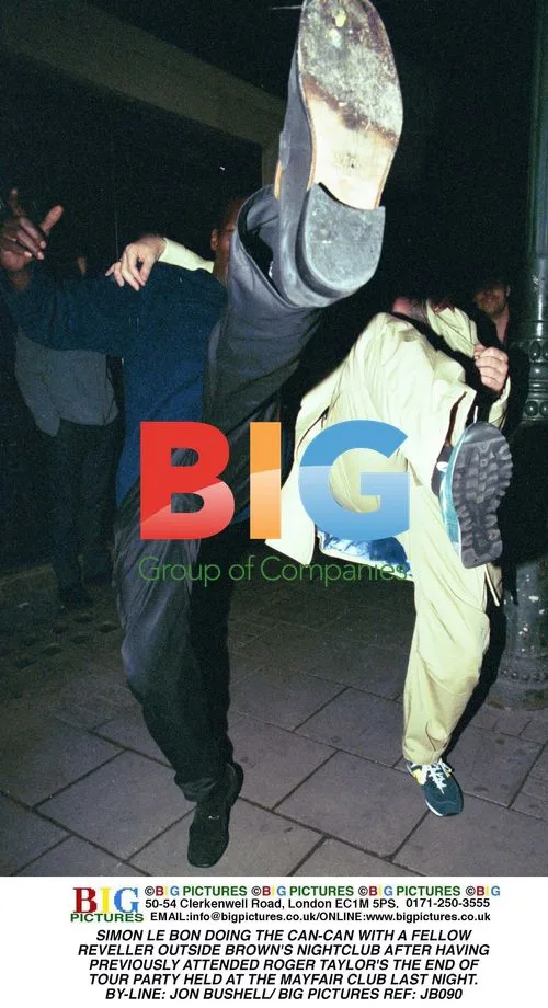 Simon Le Bon Does Can-Can at Brown's Nightclub