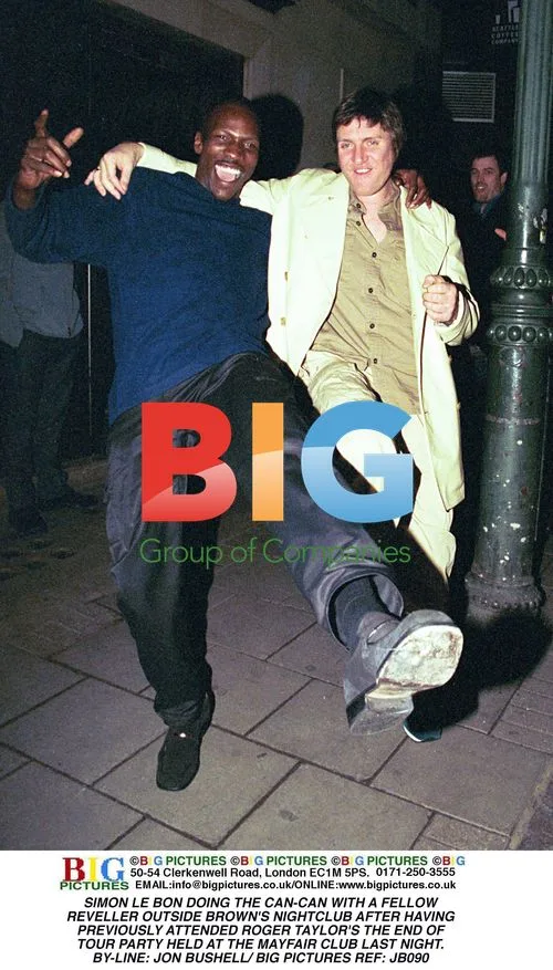 Simon Le Bon Does Can-Can at Nightclub