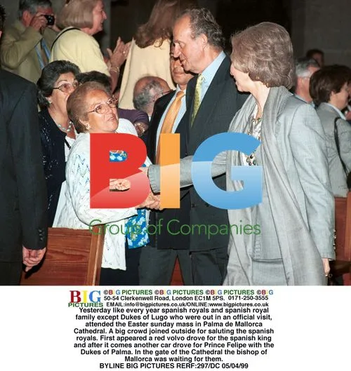 Spanish Royals Attend Easter Mass