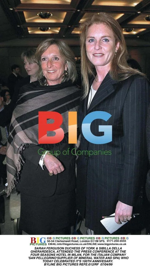 Sarah Ferguson & Sibilla Della Gherardesca at San Pellegrino Press Conference