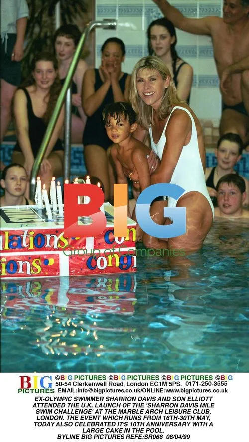Ex-Olympic Swimmer Sharron Davis at Mile Swim Challenge Launch