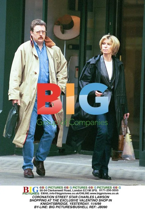Charles Lawson shops at Valentino in Knightsbridge