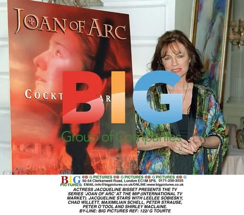 Jacqueline Bisset at MIP for "Joan of Arc"