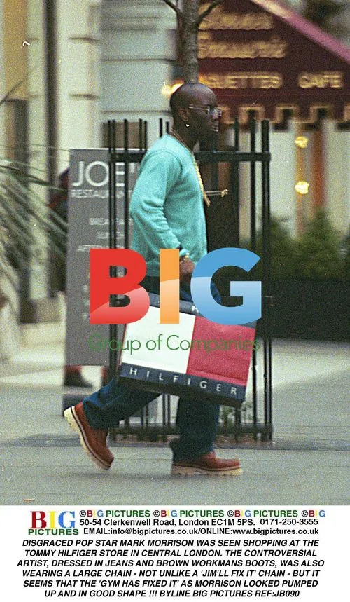 Disgraced Pop Star Mark Morrison Seen Shopping