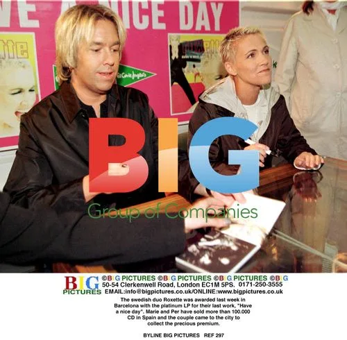 Roxette Awarded Platinum LP in Barcelona
