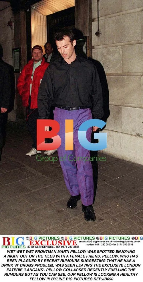Wet Wet Wet's Marti Pellow Spotted Out