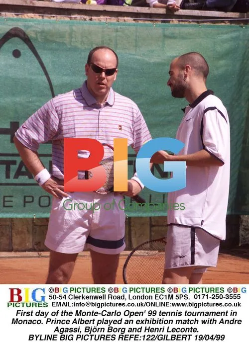 Prince Albert plays at Monte-Carlo Open '99